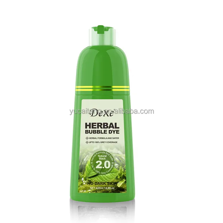 For Green Low MOQ Private Label OEM Herbal Permanent Hair Color Dye Cream Natural Black