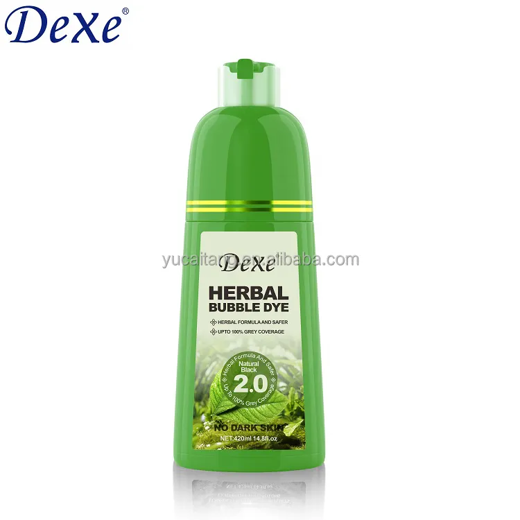 For Green Low MOQ Private Label OEM Herbal Permanent Hair Color Dye Cream Natural Black
