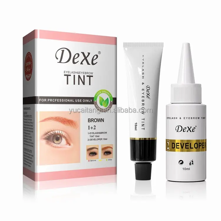 Exe Professional Brow and Eyelashes Tinting Kit 7ml Eyebrow Dyeing Perm Set for Private Label OEM ODM