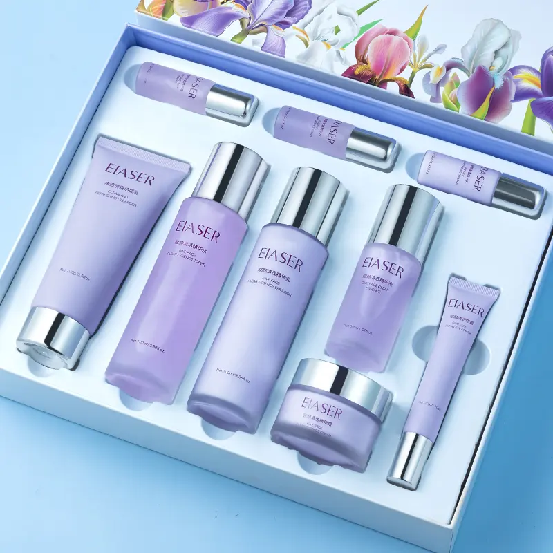 EIASER Luxury Hydration Nine-piece Skincare Water and Oil Balance Organic Skin Care Program Ultimate Face Care