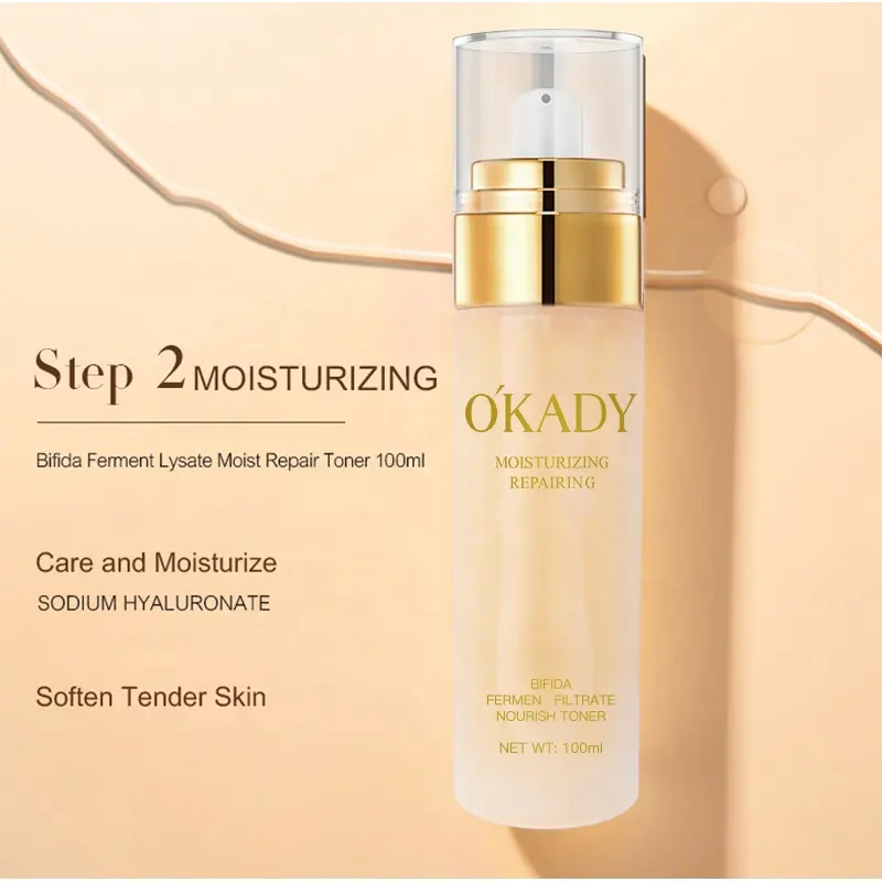 O'KADY 6pcs Bifida Ferment Skincare Set Strengthen Nourish Skin Barrier Nourishing Hydrating Revitalize Brightening Facial Set