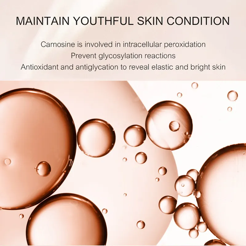 6pcs OEM Luxury Organic Herbal Carnosine Anti-Wrinkle Moisturizing Face Skin Care Set for Women Adults Private Label