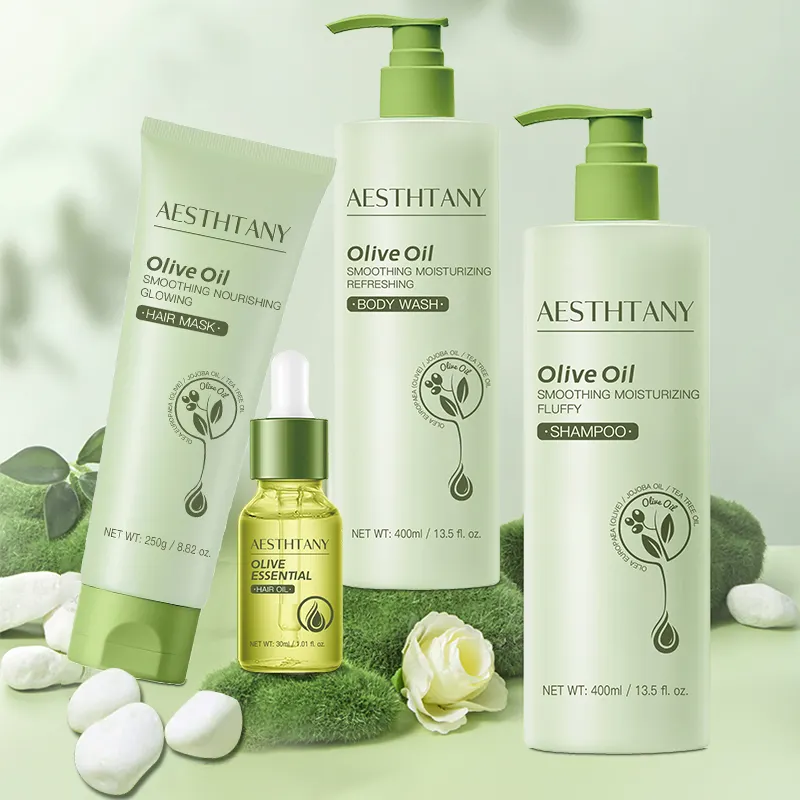 Hair Care Set Moisturizing Nourishing Hair-Loss Prevention Shampoo Cream 2-IN-1 Formula
