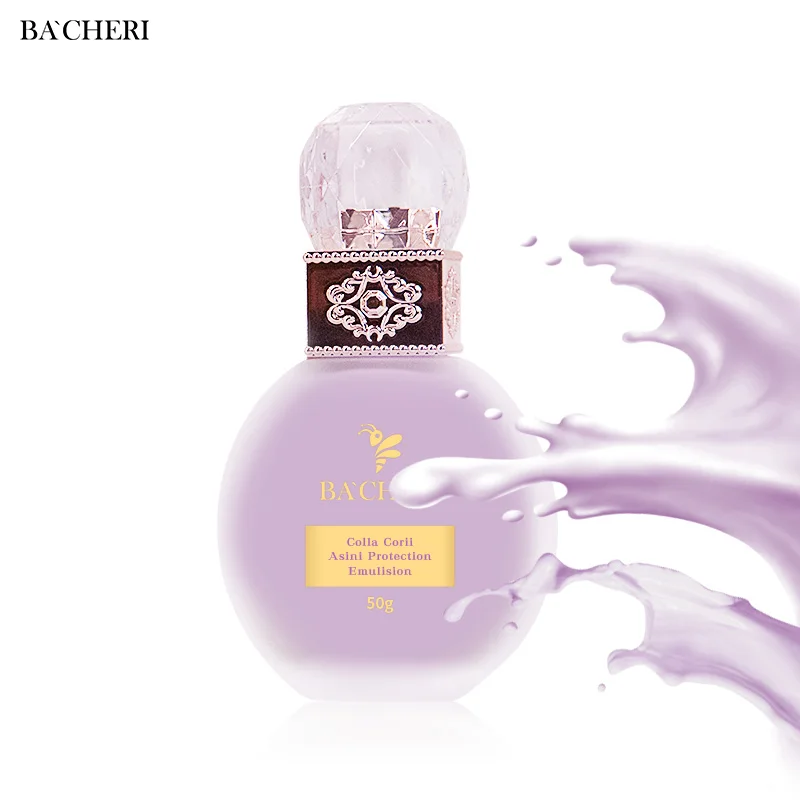ISO22716 Private Label Hydrating Herbal Mineral Oil-Control Sunscreen Protector for Foundation Makeup Liquid SPF Anti UVA UVB