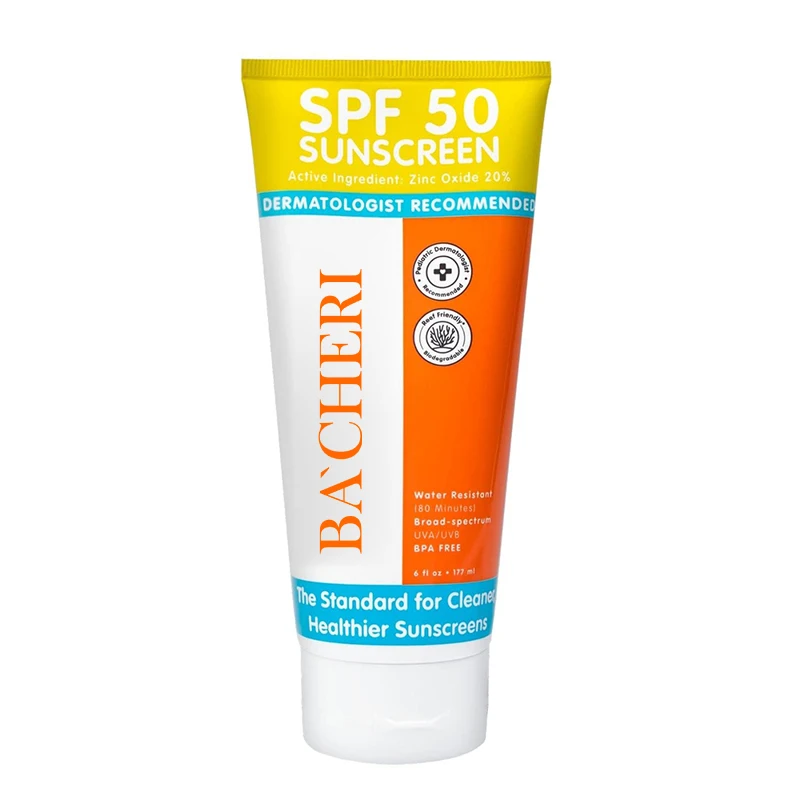 Kangrong ODM OEM Vegan Mineral Sun Lotion SPF 50+ Hyaluronic Acid Water Resistant Baby Sunscreen