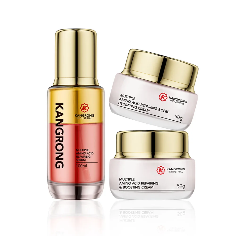 Contract Manufacturing Amino Acid Squalene Face Skincare Set FDA Registered Facility MoCRA Ready PhD Formula Private Label All