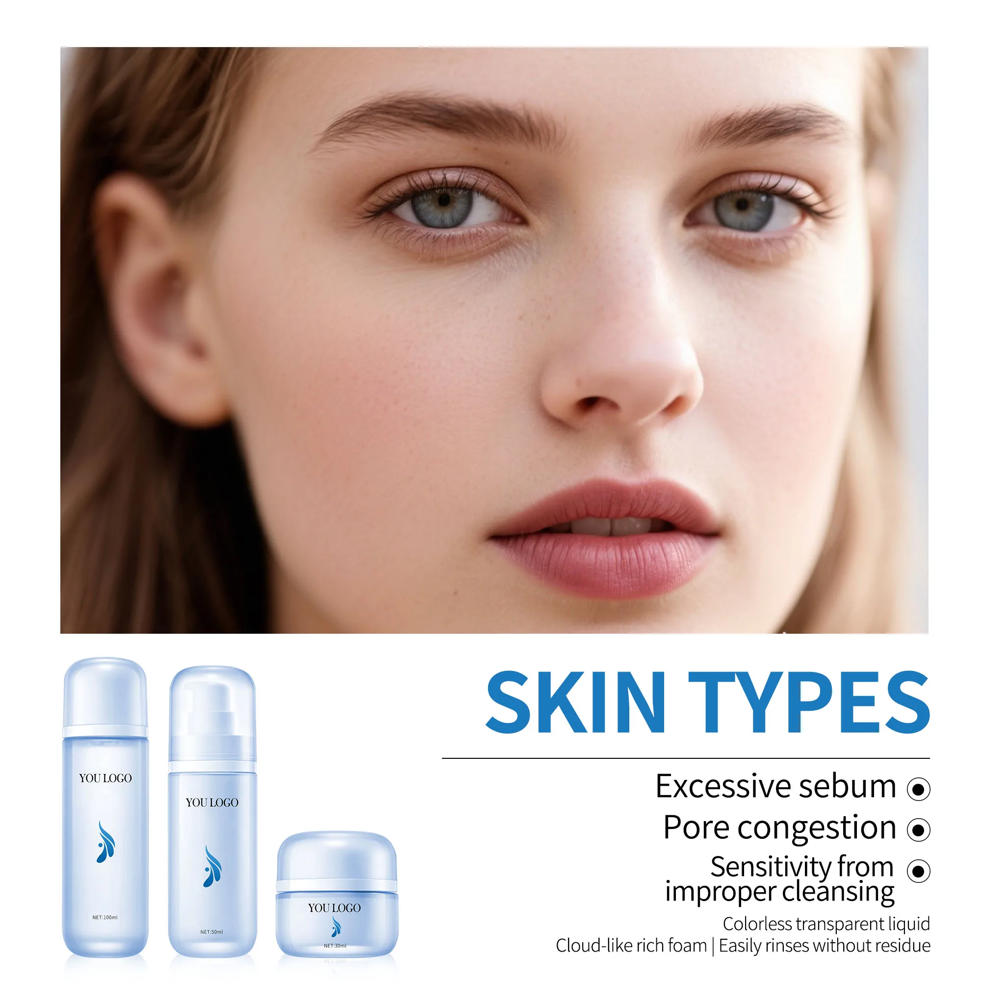 Custom Hyaluronic Acid Hydration Plumping Trial Kit Four-Step Layered Moisture Ritual All Skin Types Sensitive Acne-Prone Skin