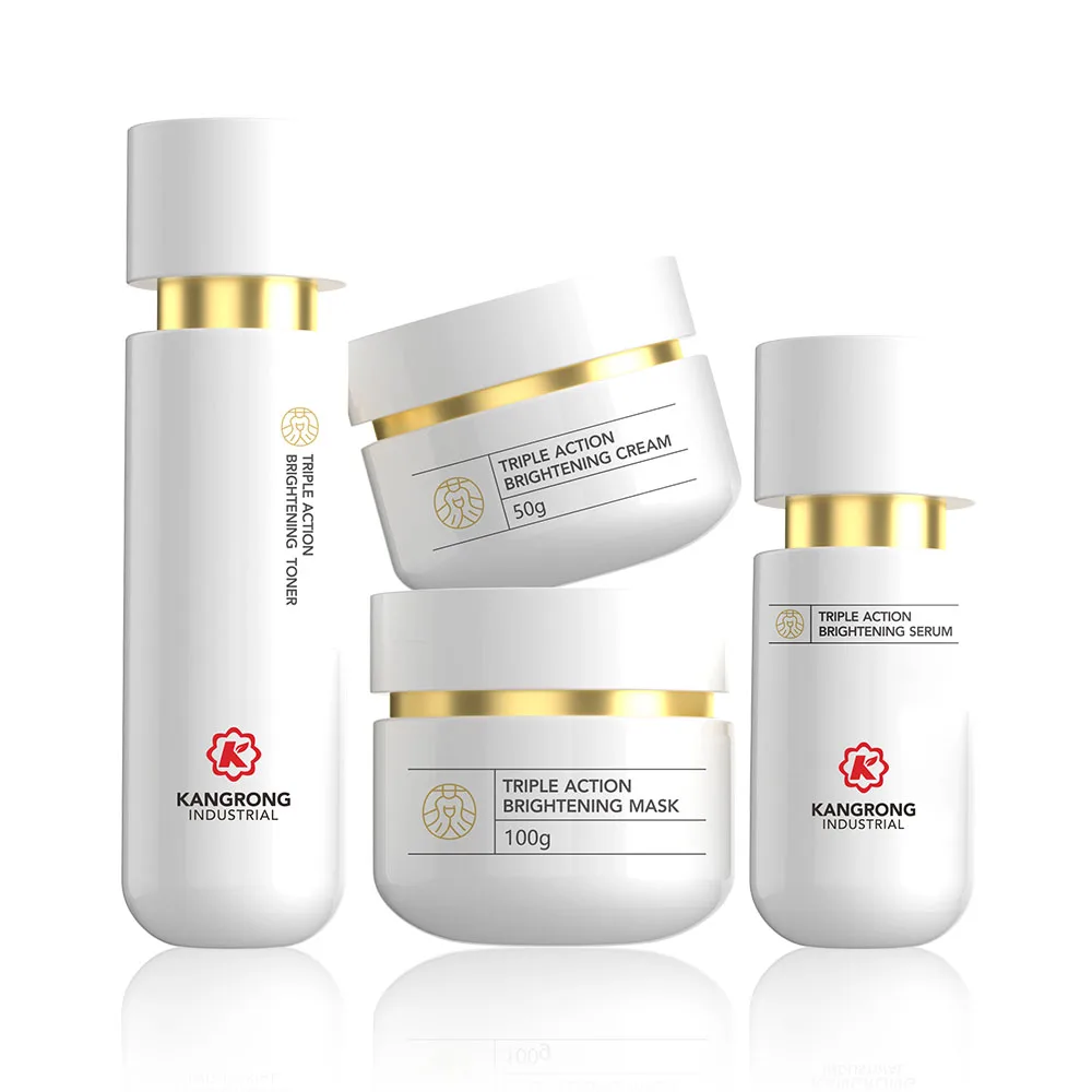 GMPC Factory Niacinamide Glutathione Tranexamic Acid Brightening Skincare Set Dark Spot Control MoCRA Ready