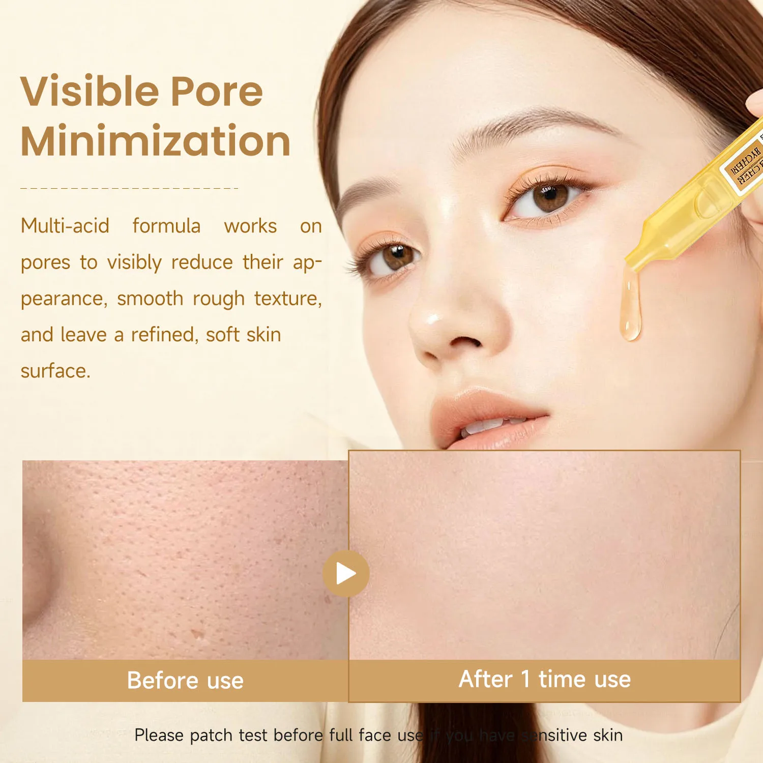 Advanced Multi Acid Peeling Serum Manufacturer BFS Mono Dose Ampoule Professional Private Label OneTouch Contract Factory