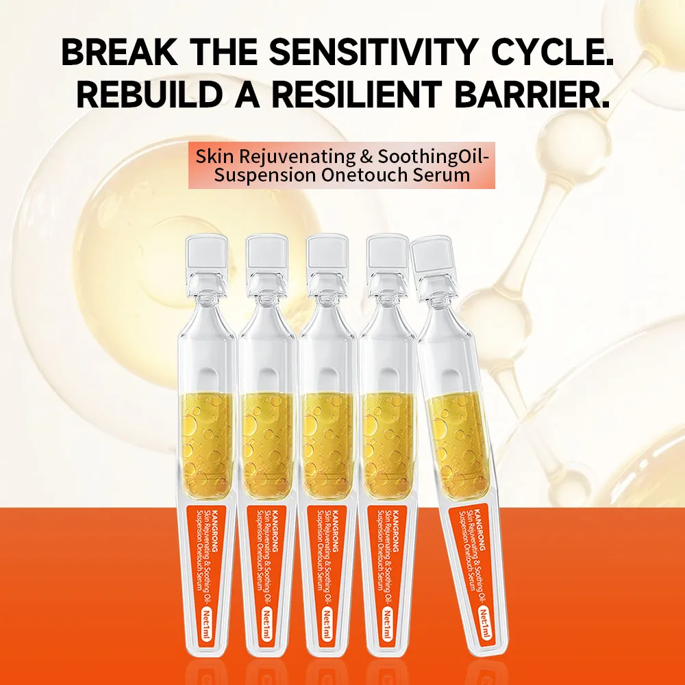 OEM Skin Rejuvenating Soothing Oil-Suspension Mono-dose Face Serum for Improves Skin Sensitivity Rebuild a Resilient Barrier