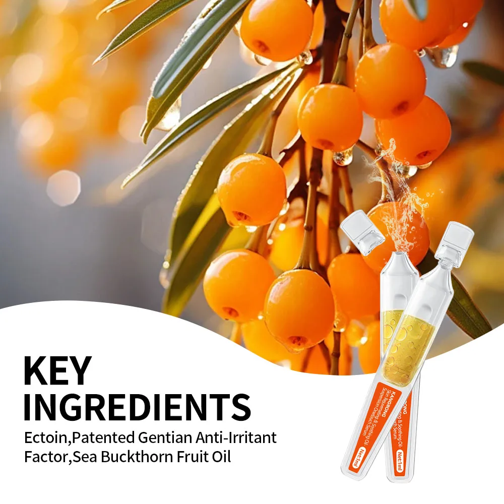 OEM Skin Rejuvenating Soothing Oil-Suspension Mono-dose Face Serum for Improves Skin Sensitivity Rebuild a Resilient Barrier