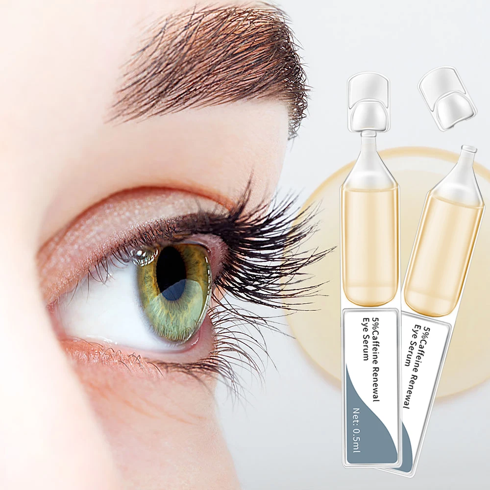 GMPC Factory 5% Caffeine Depuffing Whitening Eye Serum Ampoules Under-Eye Brightening Tired Eyes Fine Line Smoothing MoCRA Ready