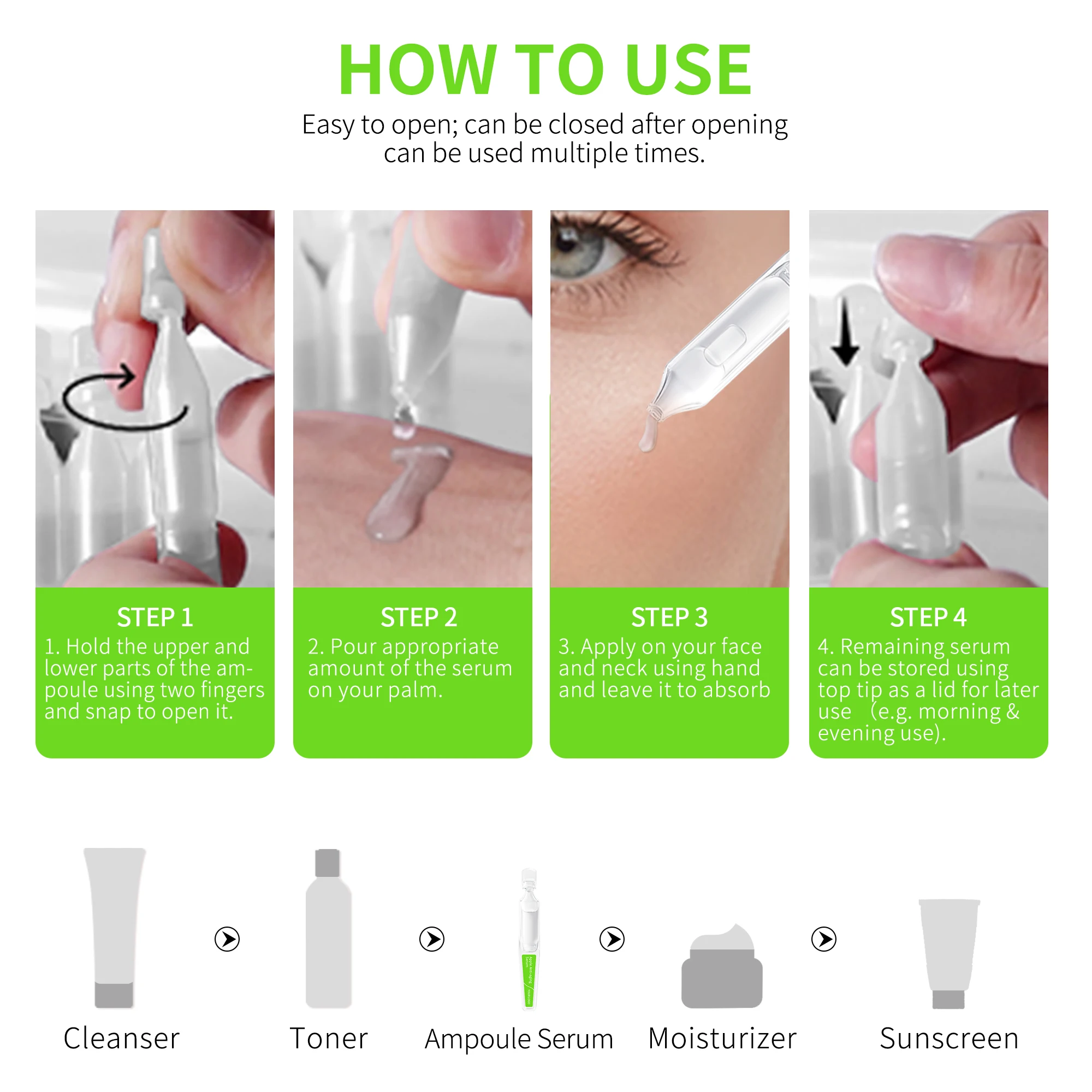 OEM/ODM Wholesale Apple Anti Aging Face Serum Liquid with Collagen Lifting for Fine Lines Wrinkles Skincare Travel Size Oil-Free