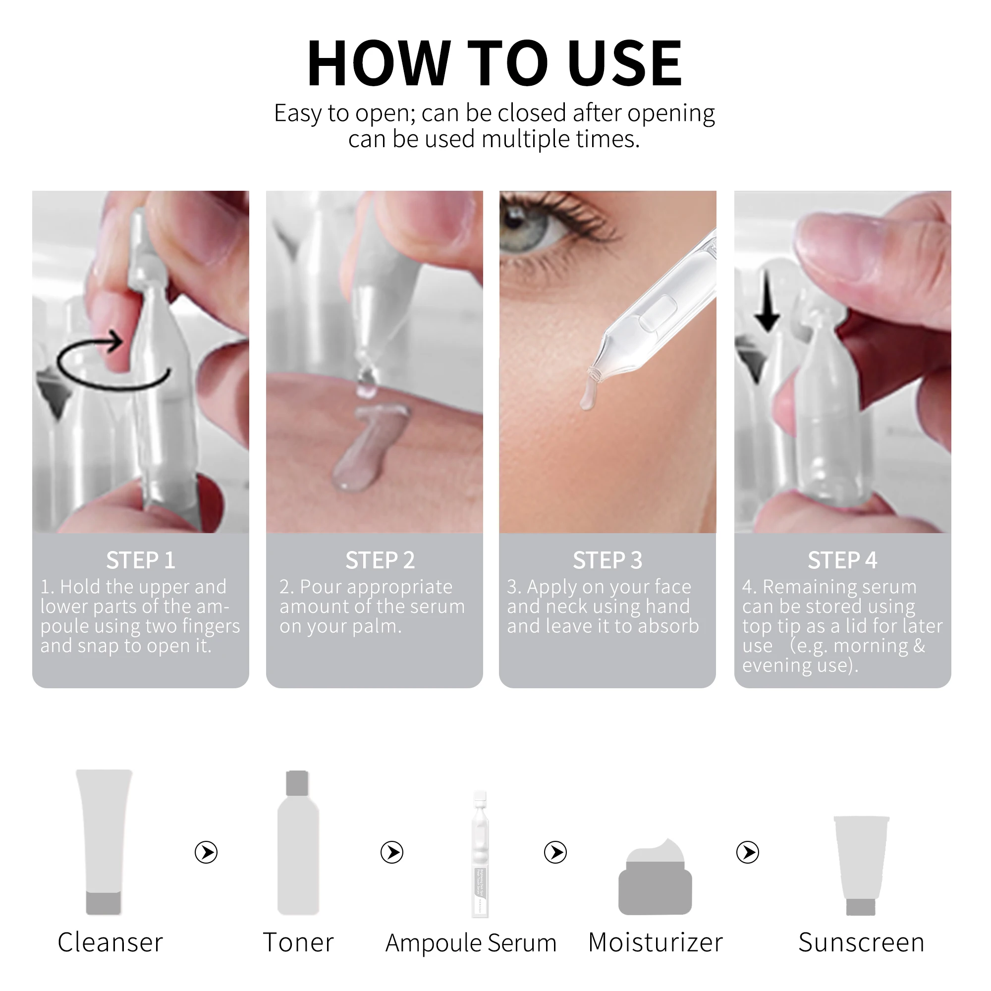 GMPC Factory 5% Niacinamide 2% Tranexamic Acid Brightening Face Ampoule Serum Soothing Paraben Free OEM MoCRA Ready
