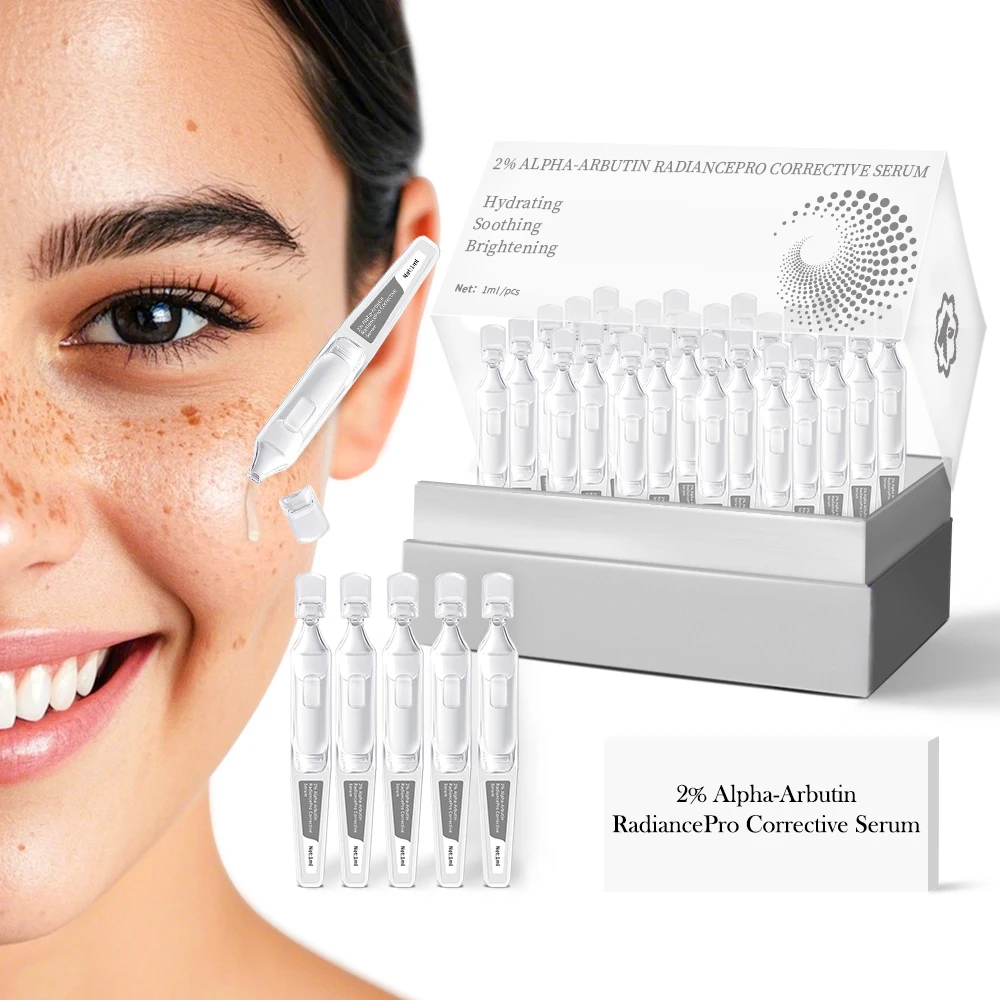 GMPC Factory 2% Alpha Arbutin 3% Tranexamic Acid Brightening Face Serum Dark Spots OEM MoCRA Ready